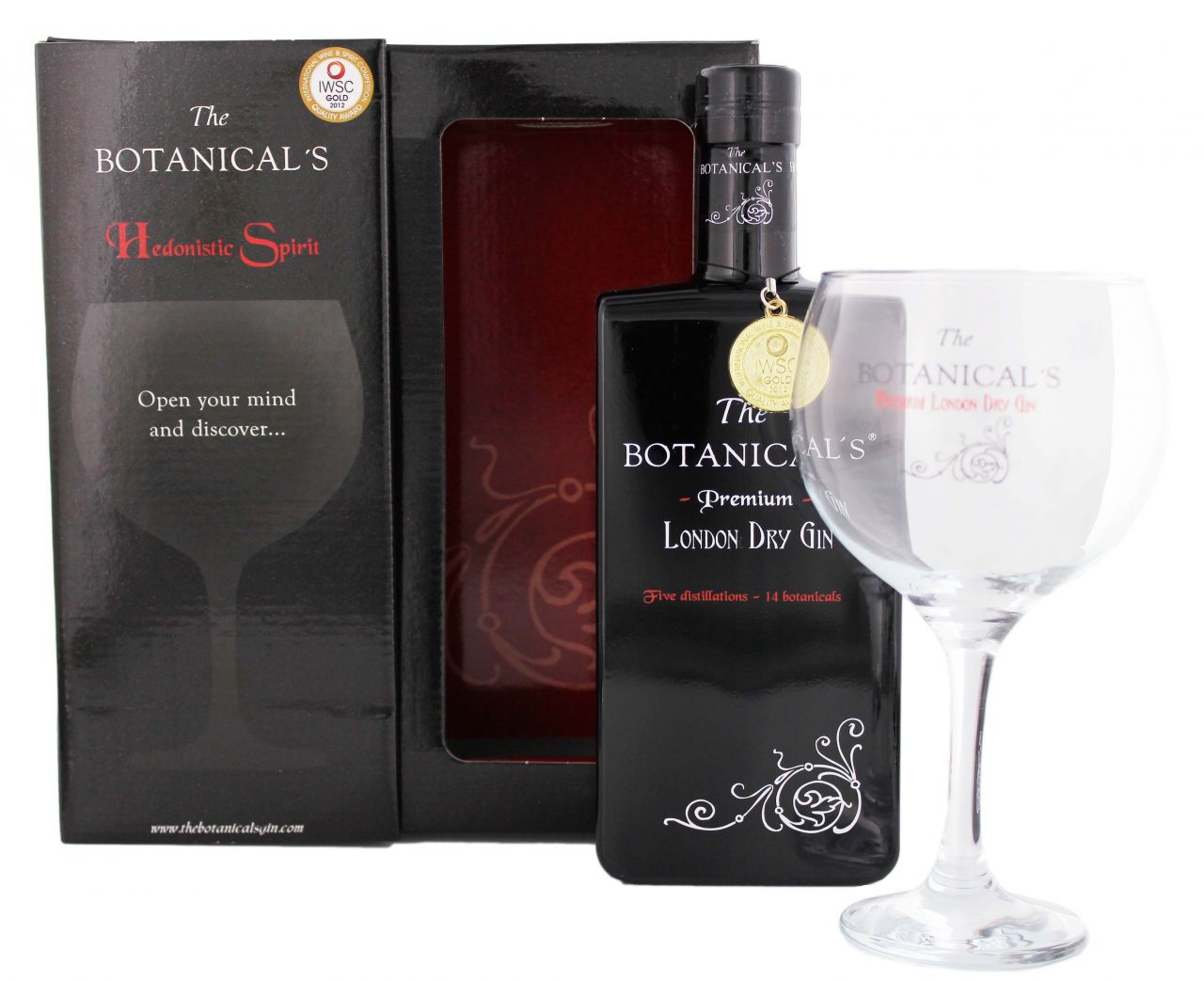 Botanicals Premium Gin 0,7 42,5% pdd. + talpas pohár