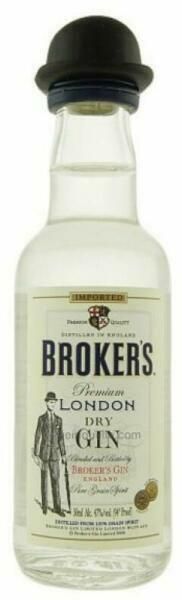 Brokers 40 Gin mini 1 KARTON (10 * 0,05) 40%