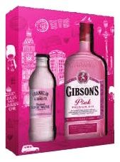 Gibsons Pink Gin 37,5% pdd.+ 1 tonic (200ml)