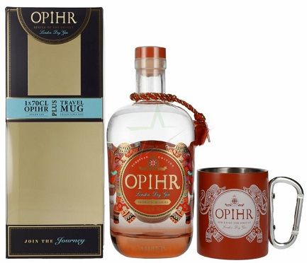 Opihr European Edition Gin 0,7 43% pdd. + fém bögre