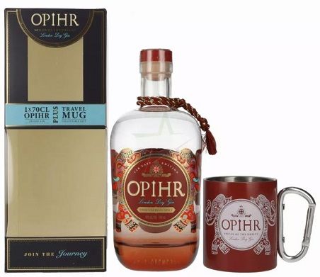 Opihr Far East Edition Gin 0,7 43% pdd. + fém bögre