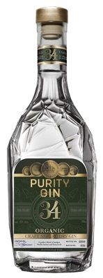 Purity Gin 34 Nordic Dry Organic 43% (zöld)