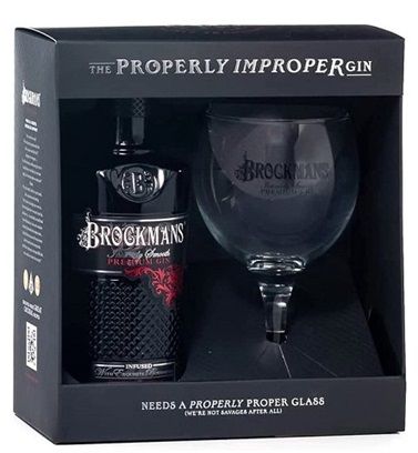 Brockmans Premium Gin 0,7 40% pdd. + pohár