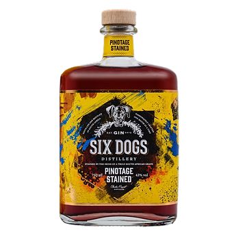 Six Dogs Pinotage Stained Gin 0,7 L 43%