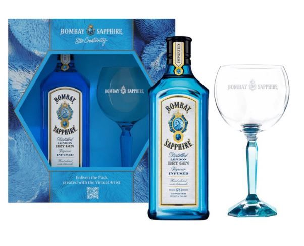 Bombay Sapphire 0,7 40% pdd.+ pohár Bombay Sapphire 0,7 40% pdd.+ pohár