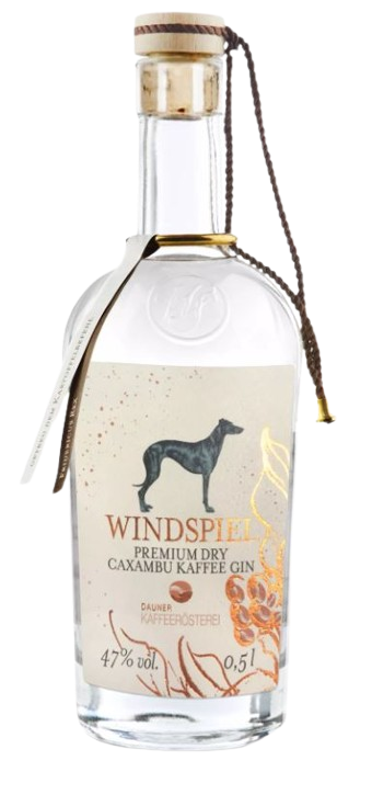 Windspiel Caxambu KAFFEE Premium Dry Gin 0,5 47% Windspiel Caxambu KAFFEE Premium Dry Gin 0,5 47%