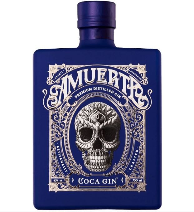 Amuerte Blue Coca Gin 43% (kék)