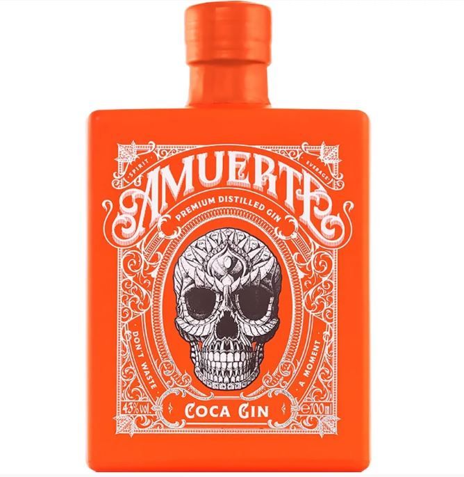 Amuerte Orange Coca Gin 43% (narancssárga)